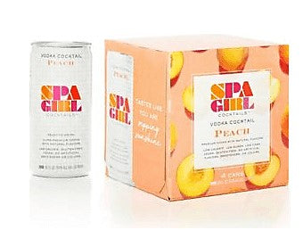 SPA GIRL COCKTAILS VODKA PEACH 4X200ML