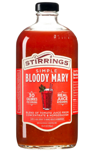 STIRRINGS SIMPLE BLOODY MARY MIX 750ML MIXER