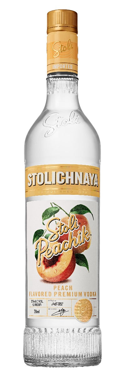 STOLICHNAYA VODKA PEACHIK LATVIA 1LI Spirits