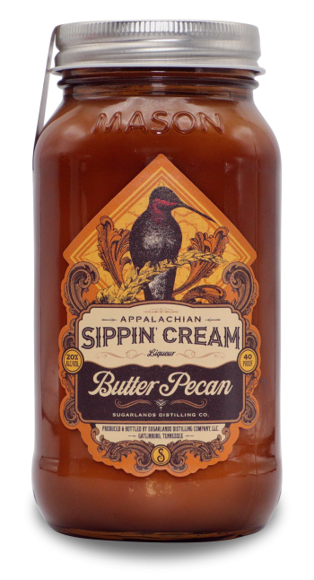 SUGARLANDS SHINE MOONSHINE SIPPING CREAM BUTTER PECAN TENNESSEE 750ML - Remedy Liquor