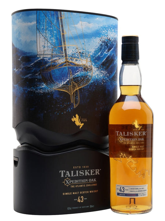 TALISKER SCOTCH SINGLE MALT THE XPEDITION OAK SERIES 43YR 750ML ( PRE ORDER ) Spirits