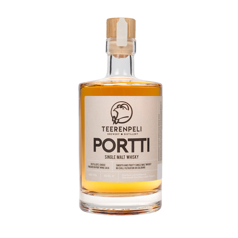TEERENPELI PORTTI WHISKEY SINGLE MALT PORT WINE CASK FINLAND 750ML Spirits