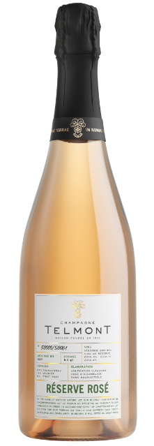 TELMONT CHAMPAGNE ROSE RESERVE FRANCE 750ML Wine