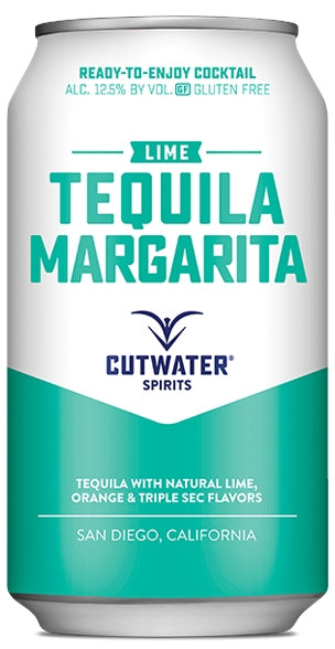 CUTWATER TEQUILA MARGARITA LIME 14PF 4X12OZ CANS - Remedy Liquor