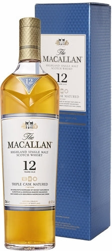 MACALLAN SCOTCH SINGLE MALT TRIPLE CASK MATURED 12YR 750ML Spirits