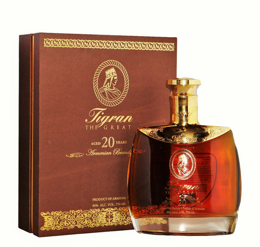 TIGRAN GREAT BRANDY ARMENIAN 20YR 750ML - Remedy Liquor
