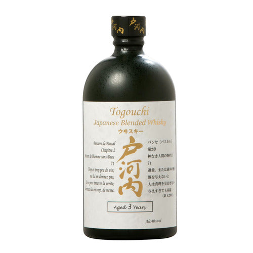 TOGOUCHI WHISKY BLENDED JAPAN 3YR 750ML - Remedy Liquor