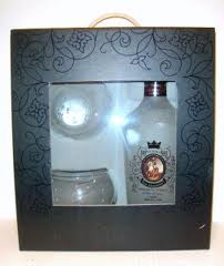 TSAR ALEXANDER VODKA FRANCE METAL BOX 750ML liquor