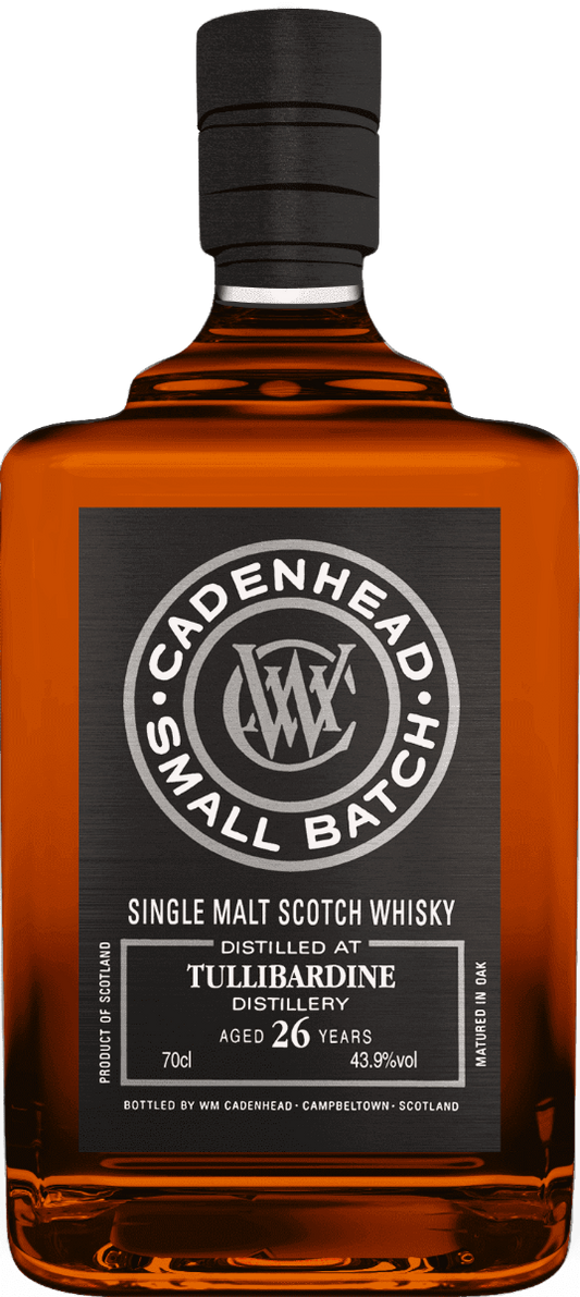 CADENHEAD SCOTCH SINGLE MALT TULLIBARDINE DISTIL 27YR 750ML Spirits