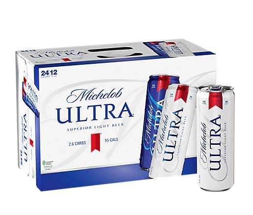 MICHELOB ULTRA BEER 24X12 OZ CAN