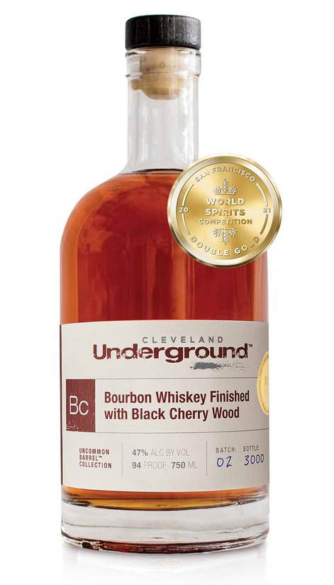 UNDERGROUND BOURBON FINISHED IN BLACK SHERRY WOOD OHIO 750ML