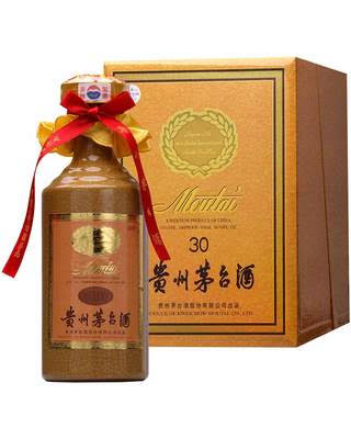 KWEICHOW MOUTAI 30YR BAIJIU CHINA 106PF 375ML - Remedy Liquor