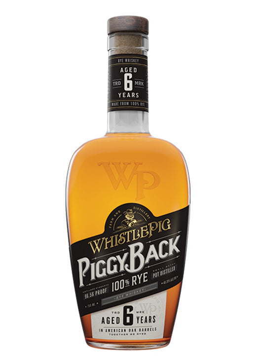 WHISTLEPIG PIGGY BACK RYE WHISKEY 6YR 750ML Spirits