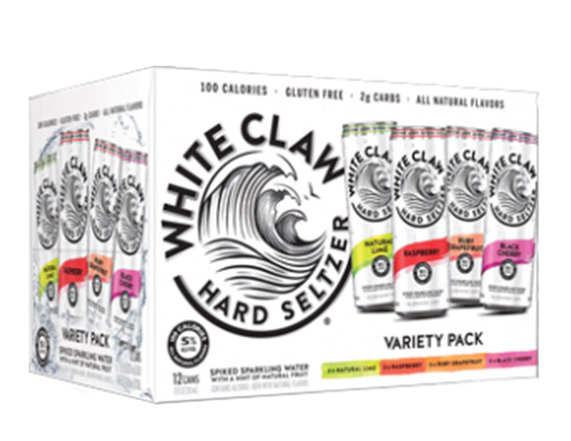 WHITE CLAW HARD SELTZER NO 1 VARIETY PACK 12X12OZ CAN - Remedy Liquor