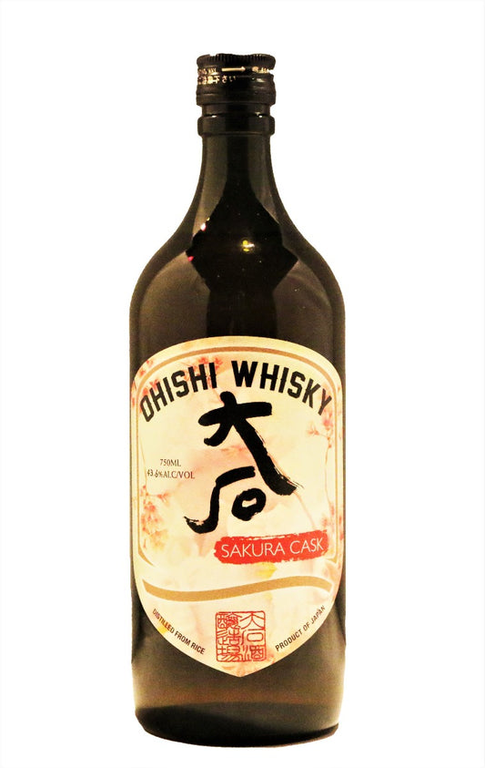 OHISHI WHISKEY IN SAKURA CASK JAPAN 750ML Spirits