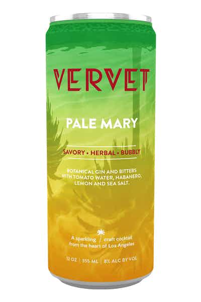VERVET PALE MARY COCKTAIL SAVORY HERBAL BUBBLY 12OZ CAN - Remedy Liquor