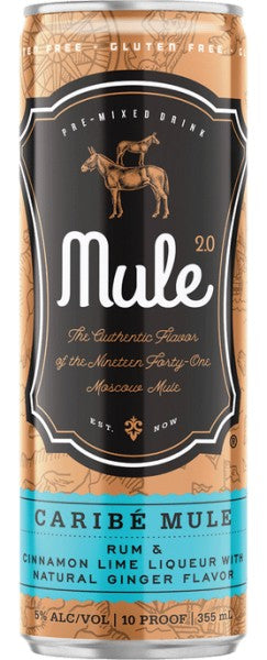MULE 2.0 CARIBE MULE COCKTAIL 4X12OZ CAN - Remedy Liquor 