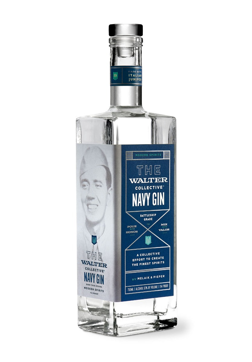 THE WALTER COLLECTIVE NAVY GIN BATTLESHIP GRADE OREGON 750ML - Remedy Liquor