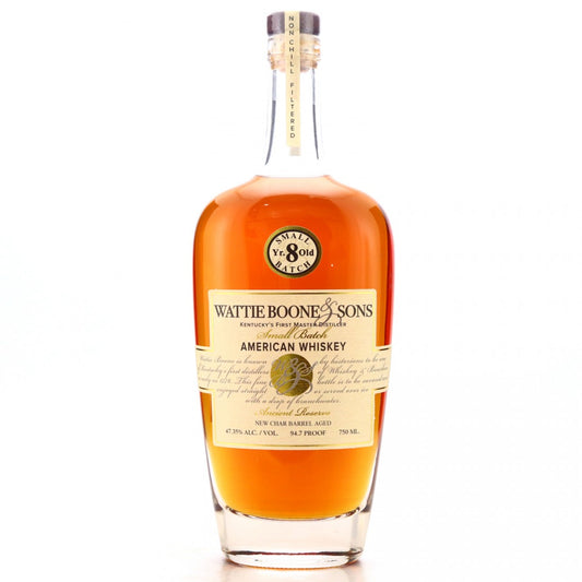 WATTIE BOONE & SONS WHISKEY SMALL BATCH ANCIENT RESERVE KENTUCKY 10YR 750ML Spirits