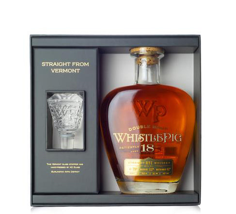 WHISTLEPIG WHISKEY RYE DOUBLE MALT VERMONT 18YR 750ML Spirits