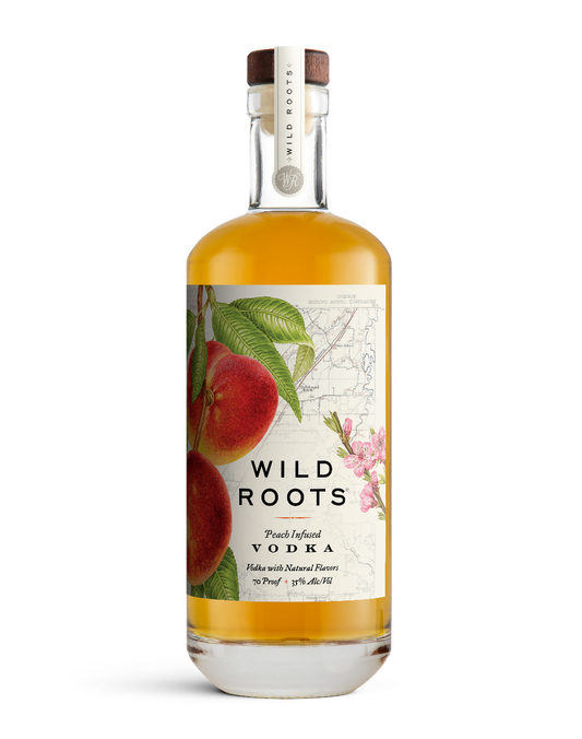WILD ROOTS VODKA PEACH INFUSED OREGON 750ML Spirits