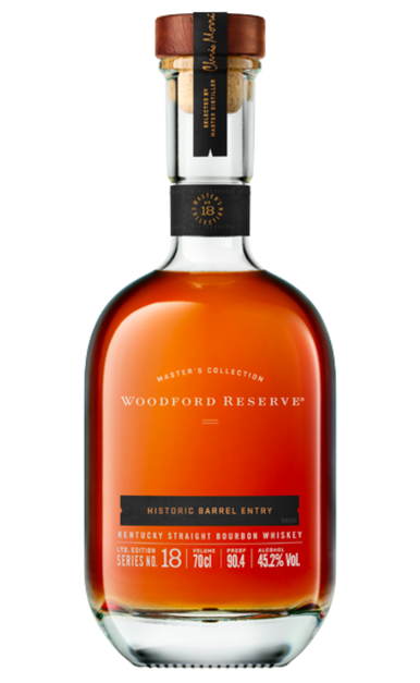 WOODFORD RESERVE BOURBON MASTERS COLLECTION HISTORICAL BARREL ENTRY LIMITED EDITION SERIES 18 KENTUCKY 700ML - Remedy Liquor