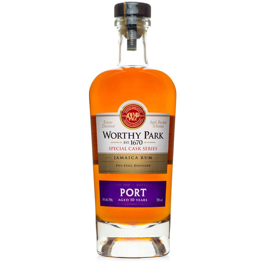 WORTHY PARK RUM PORT SPECIAL CASK SERIES JAMAICA 10YR 750ML Spirits