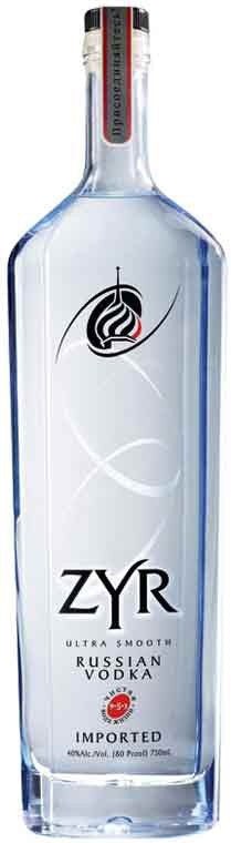 ZYR VODKA ULTRA SMOOTH RUSSIAN 375ML Spirits